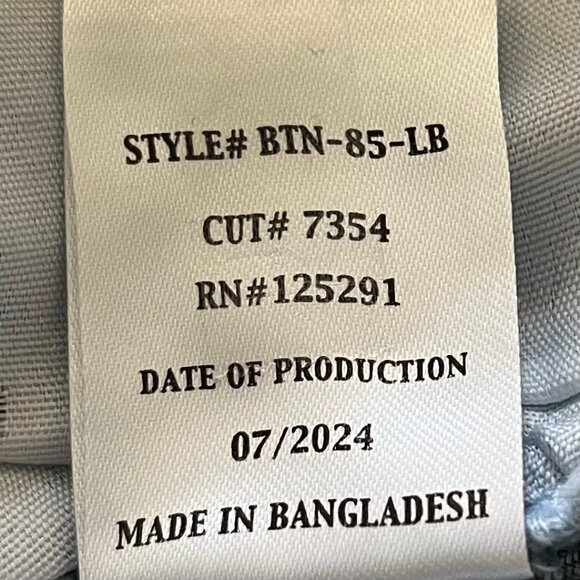 BEBE Wide Leg Elastic Waist Chambray Jeans in Light Blue (L) New With Tag - Picture 9 of 9